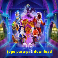 jogo para ps3 download