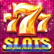 motel barato em campinas