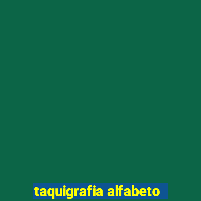 taquigrafia alfabeto