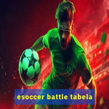 esoccer battle tabela