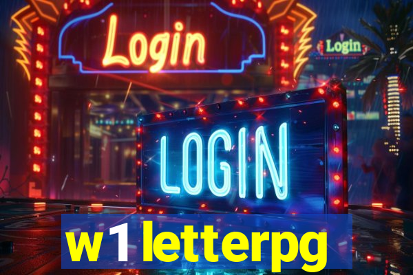 w1 letterpg