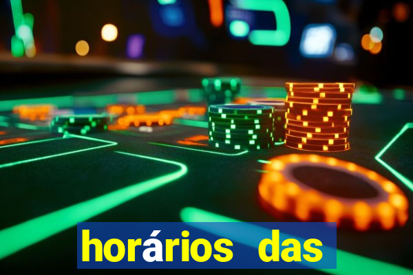 horários das plataformas de jogos