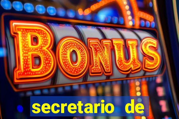 secretario de esporte salario