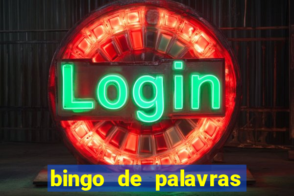 bingo de palavras de natal