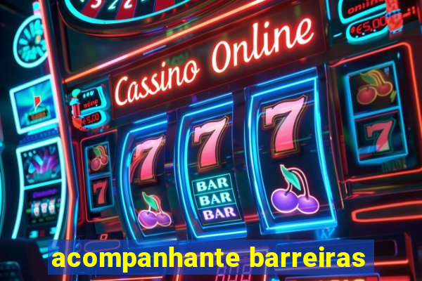 acompanhante barreiras