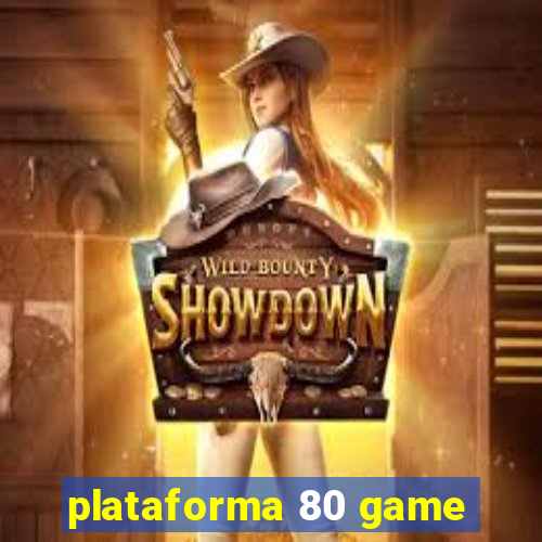 plataforma 80 game